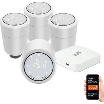 Hlavice pro radiátor Neo 4x Termostatická hlavice+ BRIDGE PRO v3 2x AA/3 V 07732C-SADA