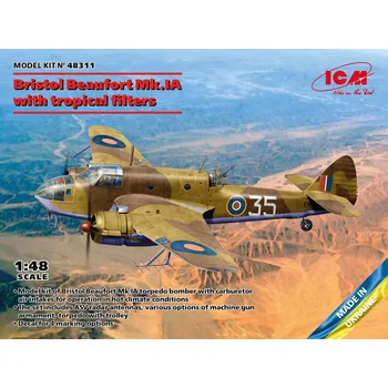 Plastikový model 1:48 Bristol Beaufort Mk.IA w/ Tropical Filter
