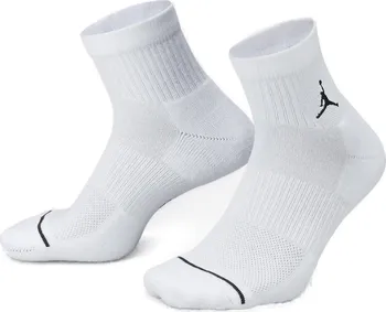 Pánské ponožky NIKE J ED CUSH POLY ANKLE 3-pack bílé 46-50