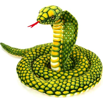 plyšák RONO Kobra zelená