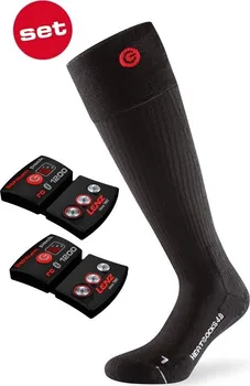 Pánské termo ponožky Lenz Heat Sock 4.0 set černé