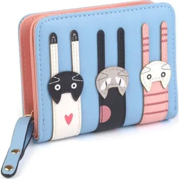 Peněženka Peněženka kočky (modrá světlá)