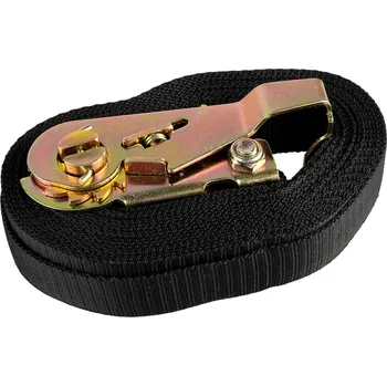 Upínací popruh YATE Stahovací popruh s ráčnou š. 25mm, d.4,3m