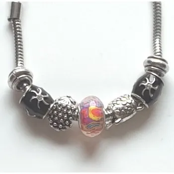 Náramek Náramek hadí ve stylu PANDORA - želva-ježek