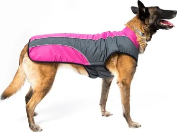 Obleček pro psa Samohýl Exclusive Esmé Lux 75 cm šedá/růžová