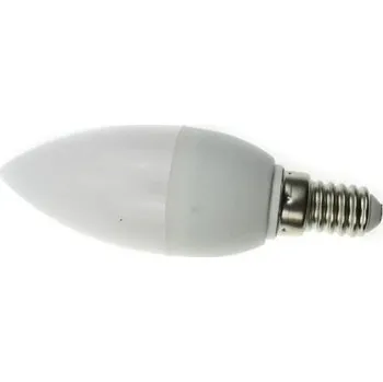 Žárovka LED žárovka E14 3W svíčka teplá bílá