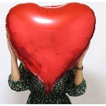 Svatební dekorace 4L Mega balónek - srdce
