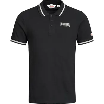 Pánské oblečení Pánské polo Lonsdale 113923-Black Lonsdale černá 2003898