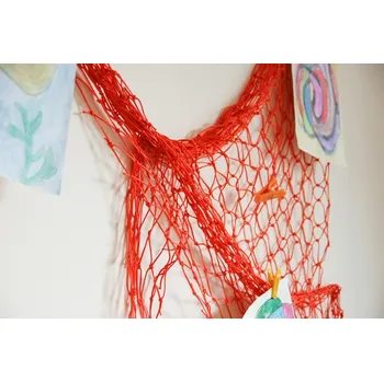 dekorační síť Dekorační síť, oko 5cm, oranžová, 2 x 2m, 2 mm PP, 50 mm, Oranžová, Dekorační sítě, Skladem