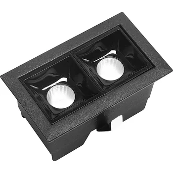 LED panel DomenoLED Vestavné svítidlo lineární Led 4W 3000K černá JDL-2T