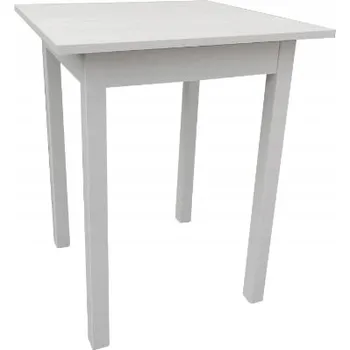Jídelní stůl Dede Kuchyňský stůl MINI 60 x 60 cm - bílá polární / bílá