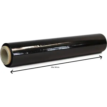 Era-pack Ruční stretch fólie 500 mm - černá černá: 23 µm, 500 mm, 1,8 kg, dutinka 200 gr, návin 150 m
