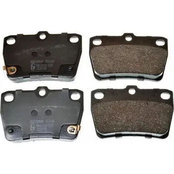 Brzdová destička Sada brzdových destiček, kotoučová brzda DENCKERMANN B111166