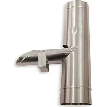 okap Výtok do sudu (výklopka) 80 mm / pozink RAL 3009 červený