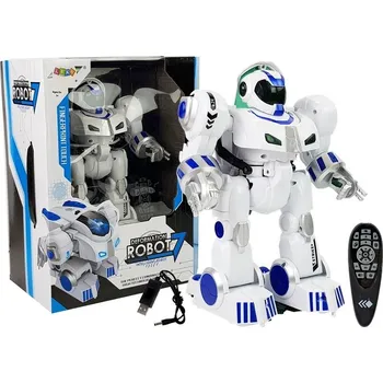 LEAN Toys Interaktivní robot K4 bílý