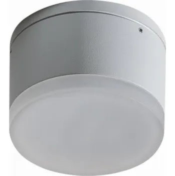 LED Venkovní stropní přisazené svítidlo Azzardo APULIA R WH AZ4334 10W 800lm 3000K IP54 10,8cm kulat
