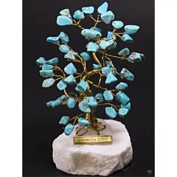 Drahý kámen Magieprirody.cz Howlitový stromeček štěstí 9 cm - S - #237