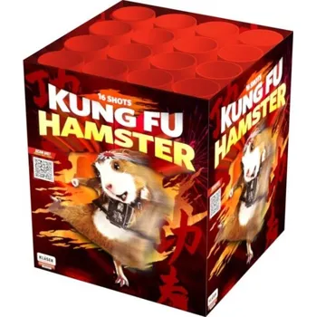 Zábavní pyrotechnika Kompaktní ohňostroj 16ran / 30mm, Kung-fu Morče