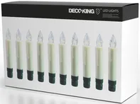 DecoKing Bezdrátové svíčky 40 LED teplá bílá