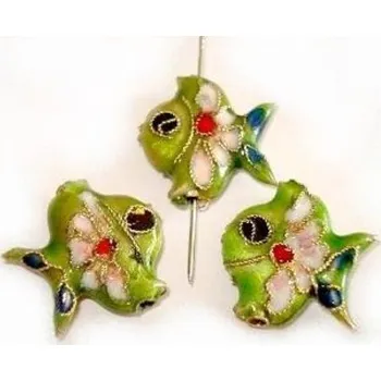 Korálek Cloisonne korálek - rybička