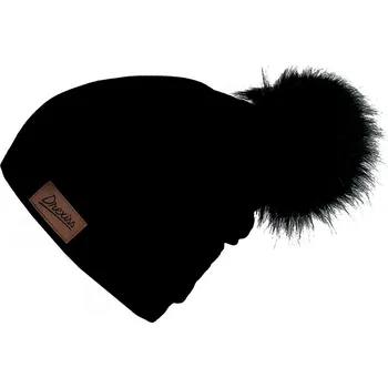 Čepice Drexiss dětská čepice s bambulí CHLUPÁČ BLACK