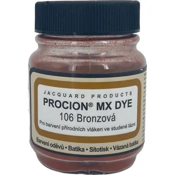 Speciální výtvarná barva Jacquard Reaktivní barvy na batikování Procion MX 19g bronzová 106