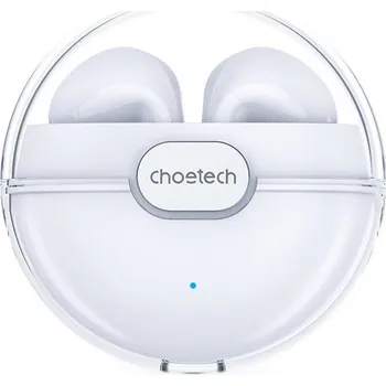 Sluchátka Sluchátka CHOETECH BH-T08 - TWS - Bluetooth bezdrátová - USB-C - pecky - bílá