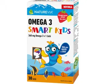 Přírodní produkt Swiss NatureVia Omega 3 Smart Kids 30 želé