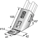 HILTI Nosníková patka MQP-45-F