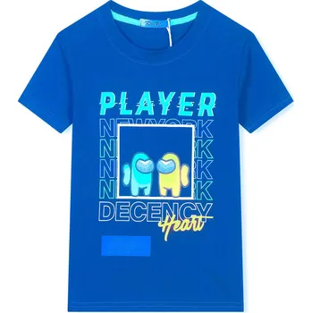 Chlapecké tričko - KUGO HC0699, modrá Barva: Modrá, Velikost: 104