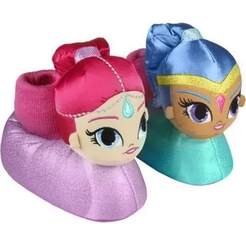 Dámské pantofle Shimmer and Shine Třpytivé 3D pantofle Velikost: 27/28