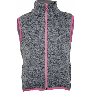 Chlapecká vesta Fantom Dětská hřejivá vesta ZE SVETROVINY - růžové lemy KONFEKČNÍ VELIKOST: 86