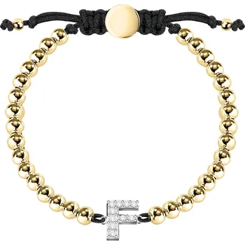 Náramek La Petite Story Bicolor náramek s písmenkem "F" LPS05ARR12 + 2 měsíce na vrácení zboží