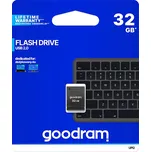 Flash disk 32 GB GOODRAM - USB-A připojení - ultra mini provedení - černý