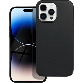 Pouzdro na mobilní telefon Kryt pro Apple iPhone 14 Pro Max - podpora MagSafe - umělá kůže - černý