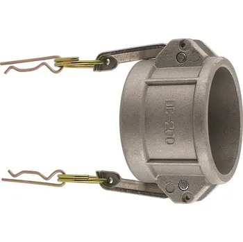 Zahradní hadice KAMLOK AL ZÁSLEPKA DC - DN 25 hliníková záslepka trnu rychlospojky, 17 Bar, NBR těs.