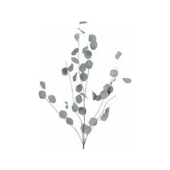 Květina penízek sušená FLOWEE, šedá, pr.10x72cm|Ego Dekor