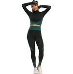 Merco Yoga Sense fitness set dámský zelená tm. Velikost oblečení: M