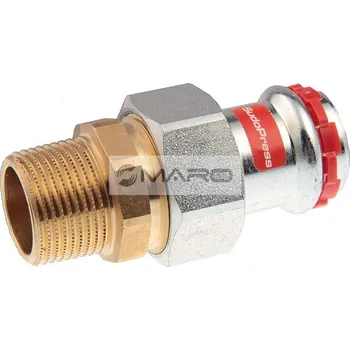 rozdělovač topení KAN-therm Steel Šroubení z uhlíkové oceli lisovací, pro topení, profil "V" I/A 15 x 1/2 ", 1562272000