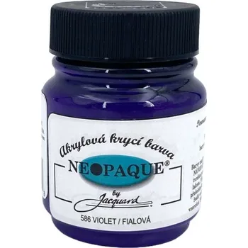 Vodová barva Jacquard Nemetalická krycí barva Neopaque 586 fialová