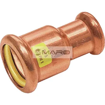 Instalatérský materiál Sanha Nátrubek Cu lisovací redukovaný plyn i/i 10240-22x15, 22 x 15 mm, 1102402215