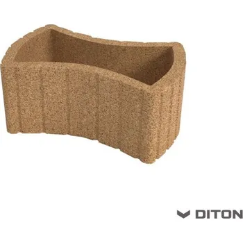 Venkovní dlažba DITON SVAHOVÁ TVAROVKA Oktáva okrová