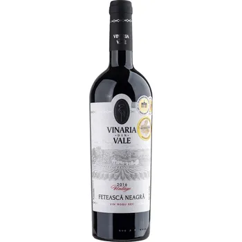 Víno Moldavské červené víno Vinaria Din Vale - Feteasca Neagra, 2016 Moldavské červené víno