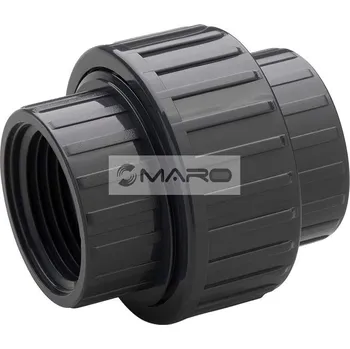 Instalatérský materiál Plimat Šroubení 3-dílné PVC-U vnitřní x vnitřní závit 5/4", 53P7040