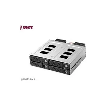 Interní pevný disk Jou Jye Backplane SATA3 SAS3 4x 2,5"HDD do 5,25" RoHS, 2x fan, 1x minisasHD (SFF-8643), SATA power N-49SS-MS