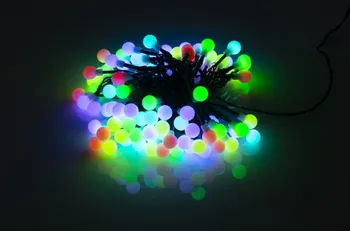 Vánoční osvětlení Retlux 380 řetěz smart kuličky 120 LED RGB
