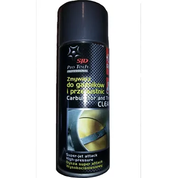 Odmašťovací přípravek na motor SJD Pro Tech Čistič škrtící klapky a karburátoru 400 ml