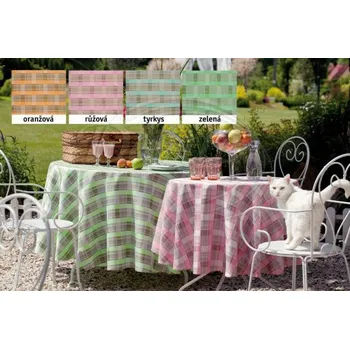 ubrus Dante Ubrus PIKNIK T081 - oranžový 130 x 180 cm