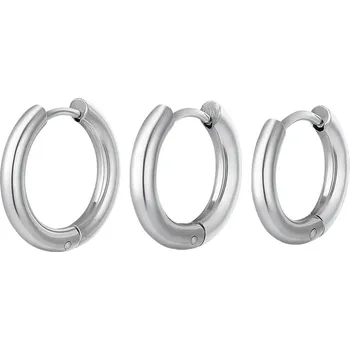 Náušnice ORNAMENTI Náušnice Creoles medium silver