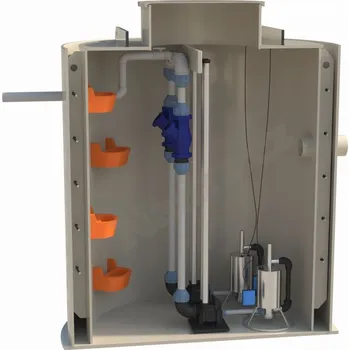 Čerpadlo Přečerpávací stanice dvouplášťová tlaková PSDT-2 - penzion